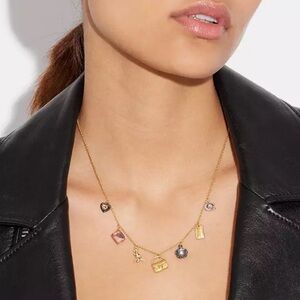 Coach Mini Handbag Charm Necklace